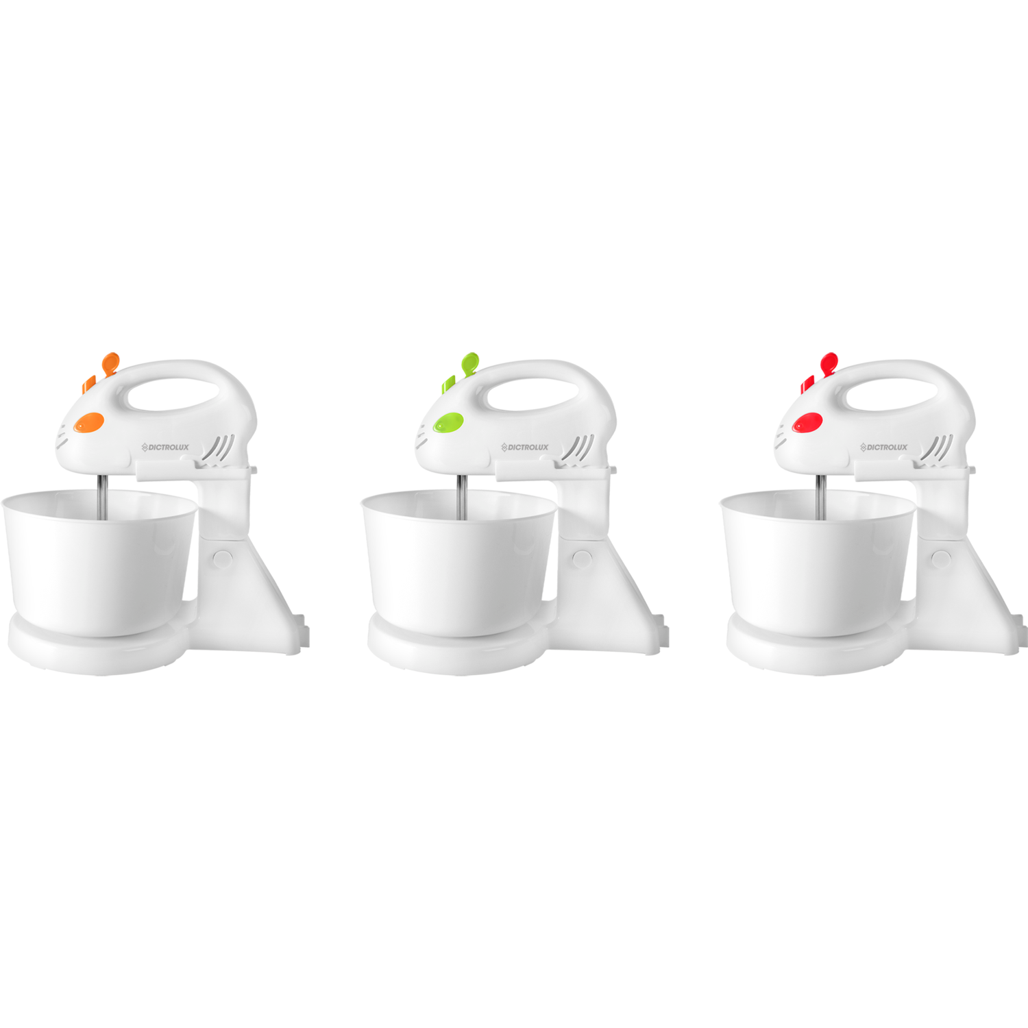 DICTROLUX - Sbattitore con Ciotola 7 velocità 150 Watt